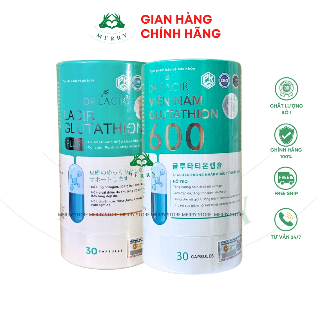 viên uống glutathione 600 chính hãng GLU 600
