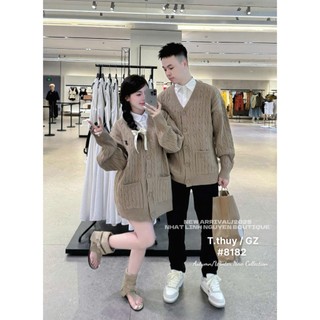 Áo Len Cardigan Dài Tay Form Rộng Basic QCCC Cao Cấp
