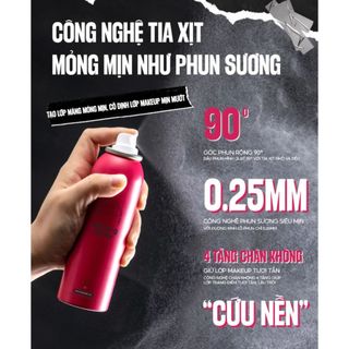 [Y335] [HÀNG CTY] Xịt khóa nền MENOW  - Lâu trôi, cấp ẩm - SETTING SPRAY 100ml