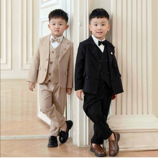Set Vest Be Sọc KIMEE KIDS Cho Bé Trai Dự Tiệc, Sinh Nhật, Chất Liệu Thoải Mái, Từ 1-10 Tuổi Được Thiết Kế Bởi Kimee