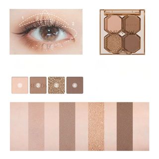 [Y337] [HÀNG CTY] Bảng phấn mắt 4 màu MENOW Pop Eye Palette 4g