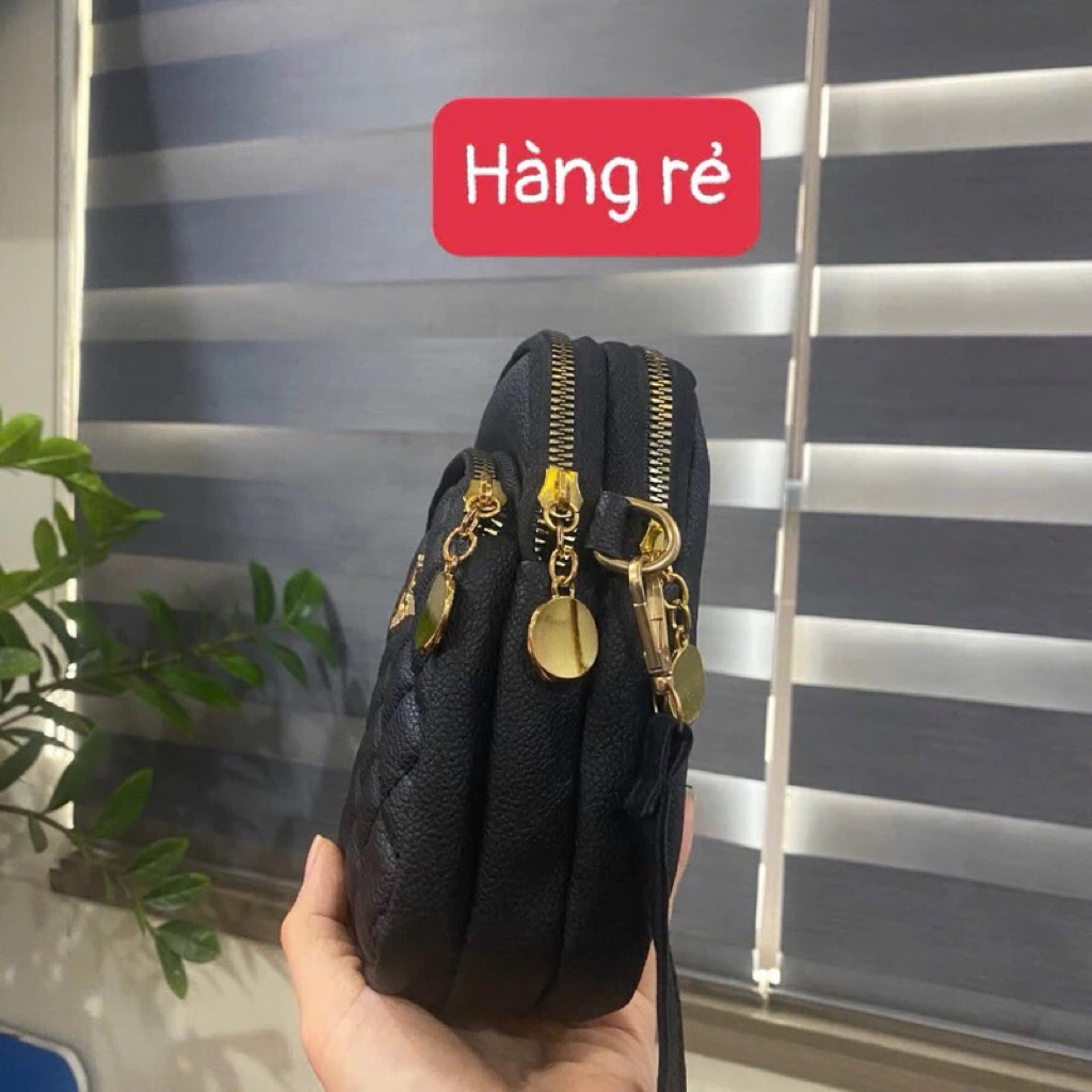 Túi đeo chéo nữ mini da mềm cao cấp nhiều ngăn – Túi nhỏ đựng điện thoại thời trang phong cách Hàn Quốc