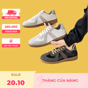 Giày thể thao Nữ Dexun đế bằng Chống trơn trượt Thoáng Khí Mẫu Mới 2025 Dễ Phối đồ D02 (Xả kho)