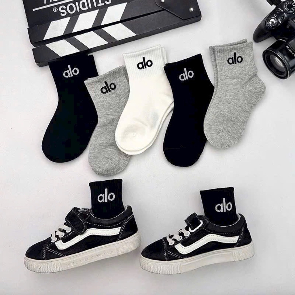 Sét 5 đôi tất aloo cổ ngắn cho bé te120