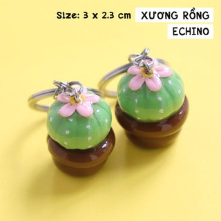 (Đồ Handmade) Móc khóa XƯƠNG RỒNG ECHINO - Thép không gỉ