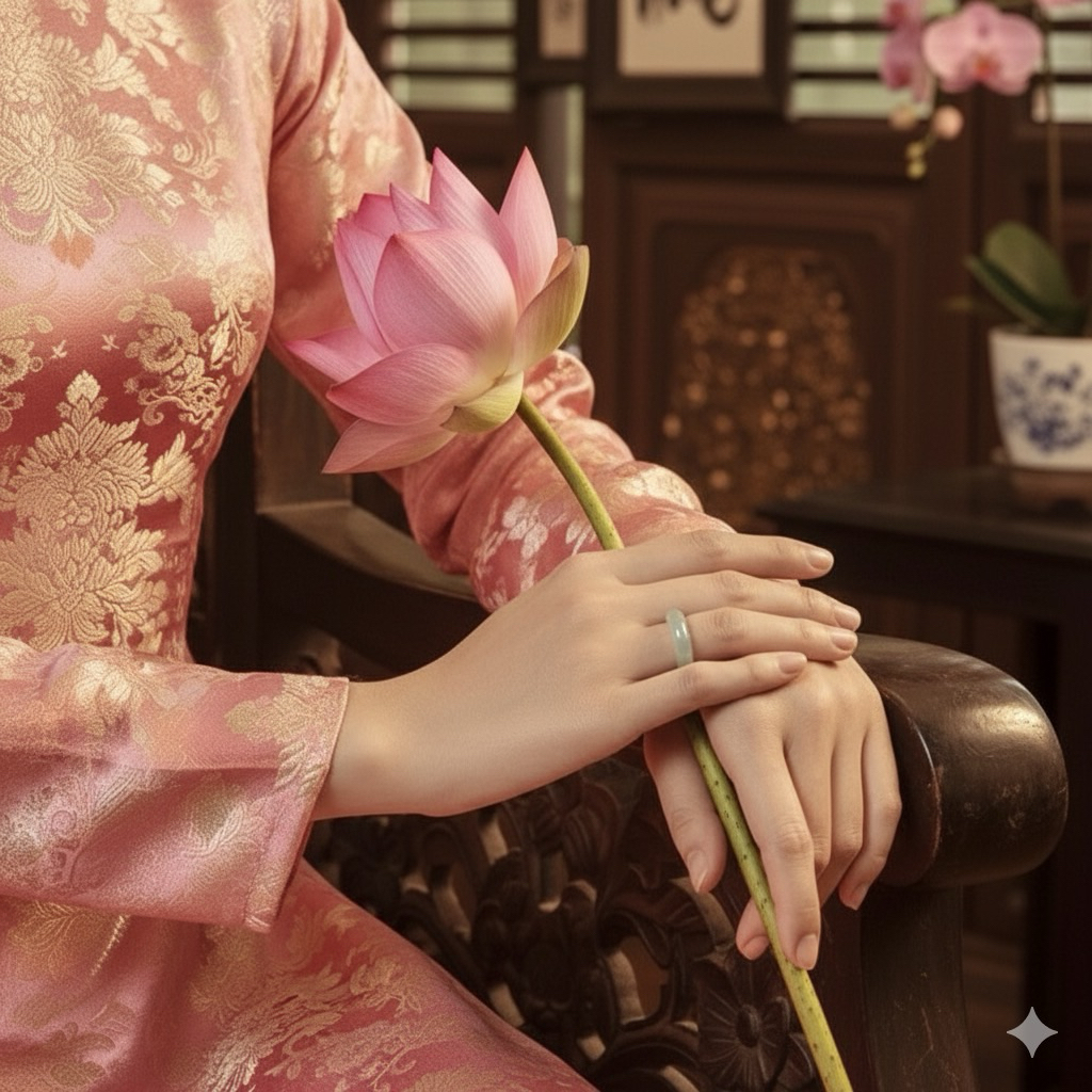 Nhẫn Lam Ngọc tự nhiên – Tượng Trưng May Mắn & Bình An