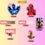 Bộ Hình In, Ủi Nhiệt Spider Man 02 - CP8 PET Sticker