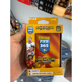 [ Pocket Tin Panini 365 2026 ] Hộp Thẻ Cầu Thủ Bóng Đá Panini Adrenalyn XL 365 2026 25/26 ( 26 Thẻ )
