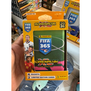 [ Pocket Tin Panini 365 2026 ] Hộp Thẻ Cầu Thủ Bóng Đá Panini Adrenalyn XL 365 2026 25/26 ( 26 Thẻ )