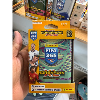[ Pocket Tin Panini 365 2026 ] Hộp Thẻ Cầu Thủ Bóng Đá Panini Adrenalyn XL 365 2026 25/26 ( 26 Thẻ )