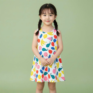 Váy Lanh bé gái, Đầm Lanh bé gái sát nách dáng suông ChuChoaKids [VBC24]
