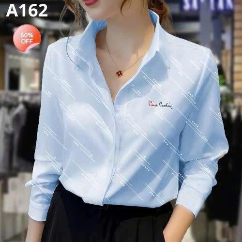 Áo Sơ Mi Nữ Chất Mango Cao Cấp Form Chuẩn Công Sở Phối Quần Tây Chân Váy Đẹp Sang Trọng- A162 / A149