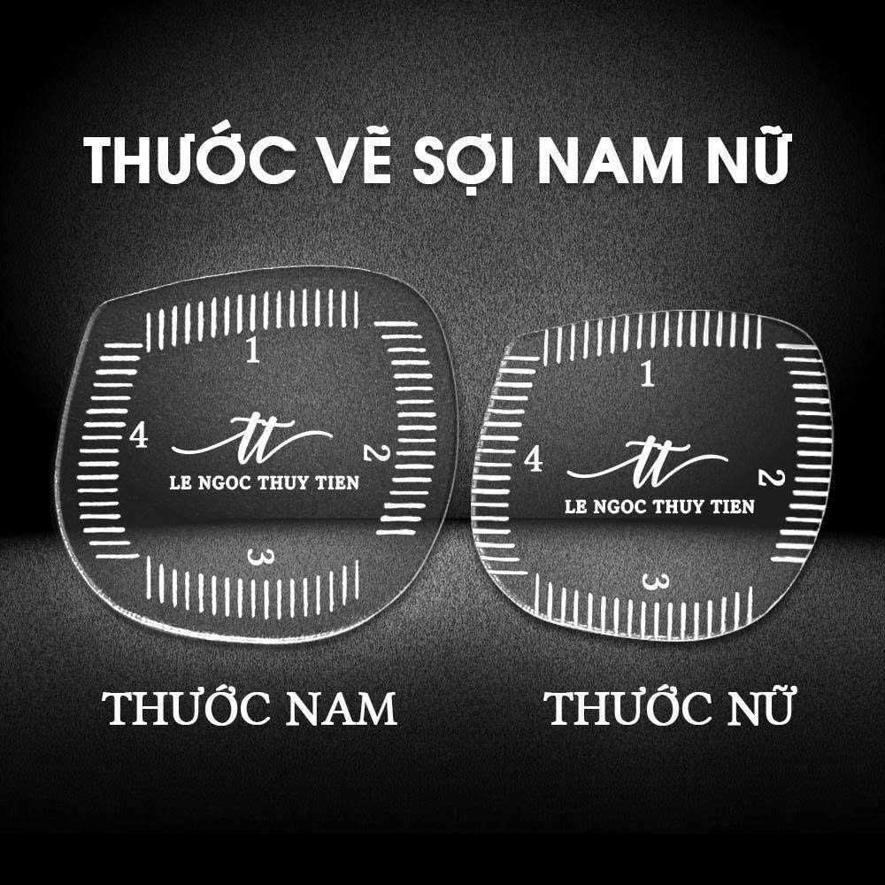 Thước Vẽ sợi Hairstroke hỗ trợ vẽ sợi chân mày nam và nữ