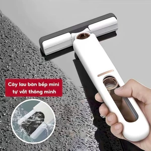 Cây lau bếp mini tự vắt đầu bọt biển thấm hút nhanh nhỏ gọn tiện dụng
