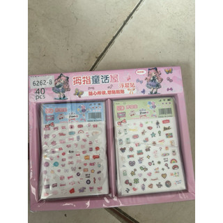khay 40 tờ dán stiker mini