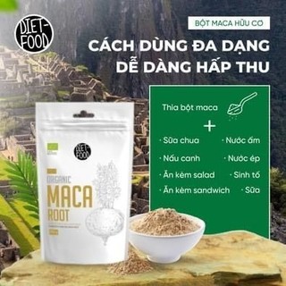 Bột Maca Hữu Cơ DIET FOOD Organic Maca Powder 200g