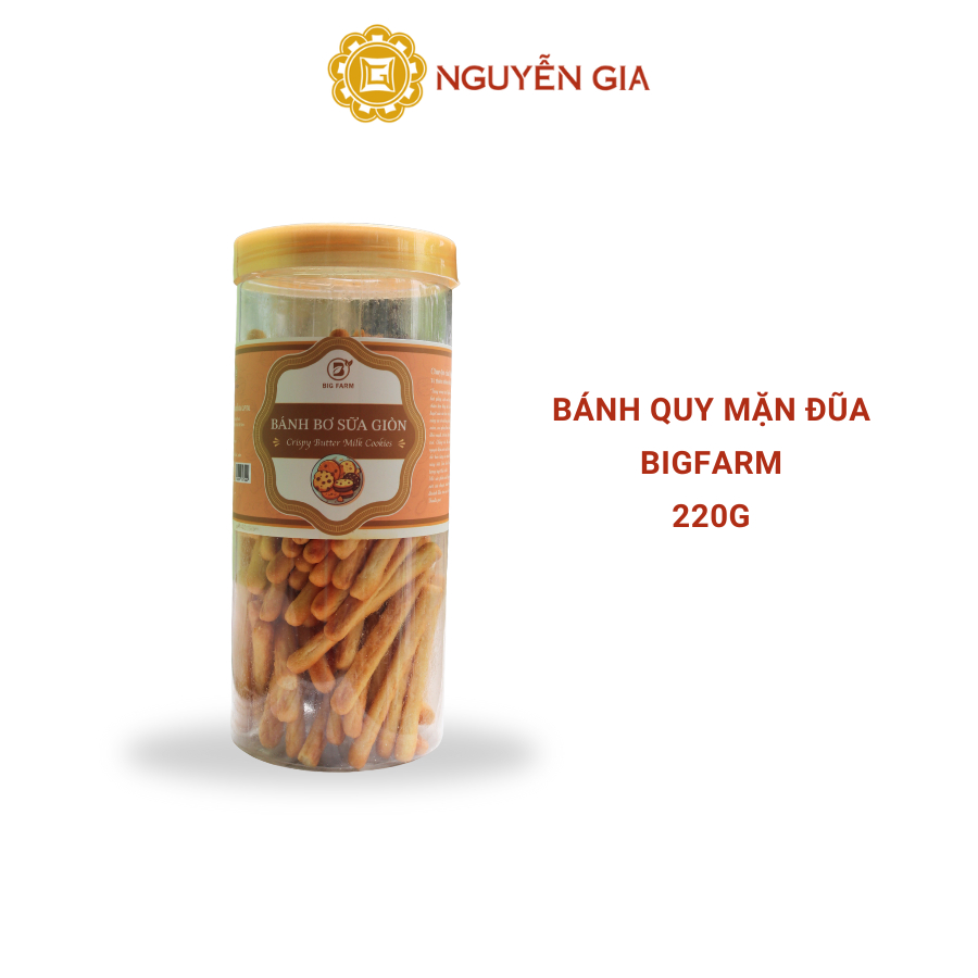 Bánh Quy Mặn Đũa Bigfarm 220g