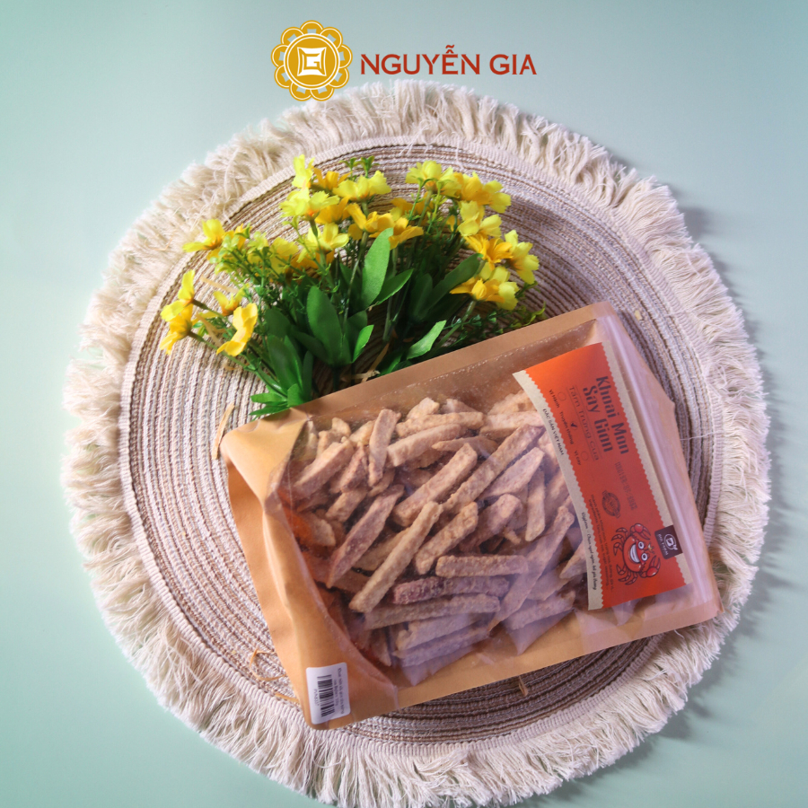 Khoai Môn Sấy Giòn Tẩm Trứng Cua ít ngọt Bigfarm 200g NGDAV058