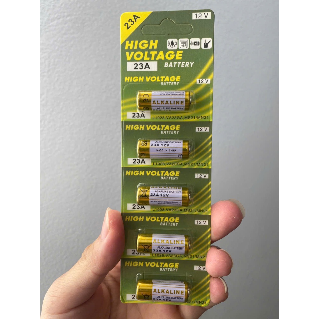 Pin 12V 23A cho remote cửa cuốn, điều khiển RF, ô tô,chuông cửa,thiết bị đo, cảm biến – pin mạnh, lâu hết