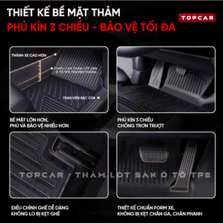 Thảm lót sàn ô tô MAZDA CX5 TOPCAR chất liệu nhựa TPE nguyên sinh cao cấp không chứa chất độc hại