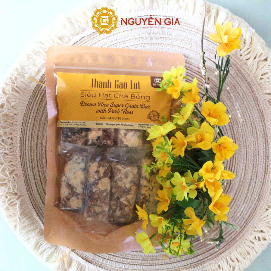 Thanh Gạo Lứt Siêu Hạt Chà Bông Bigfarm 250g NGDAV082