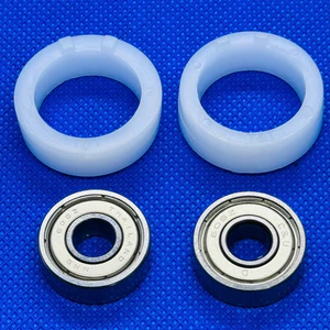 Bộ Chế Quạt 608Z Nhật Bãi 2 Sơ Mi Nhựa + 2 Vòng Bi Thay Quạt Kẹt Kêu To Chạy Êm