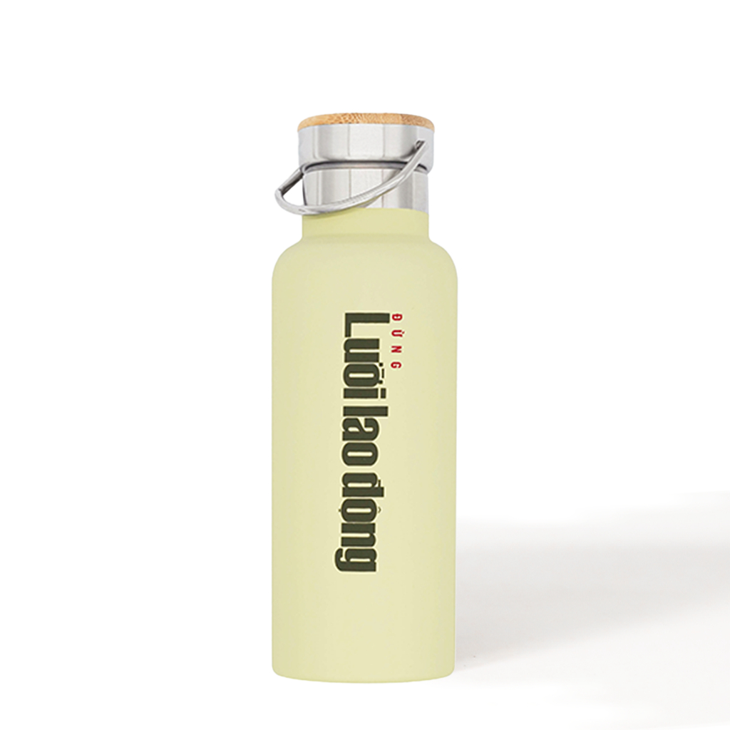 Bình giữ nhiệt nóng lạnh nắp gỗ 600ml - Cộng Cà Phê | BigBuy360 - bigbuy360.vn