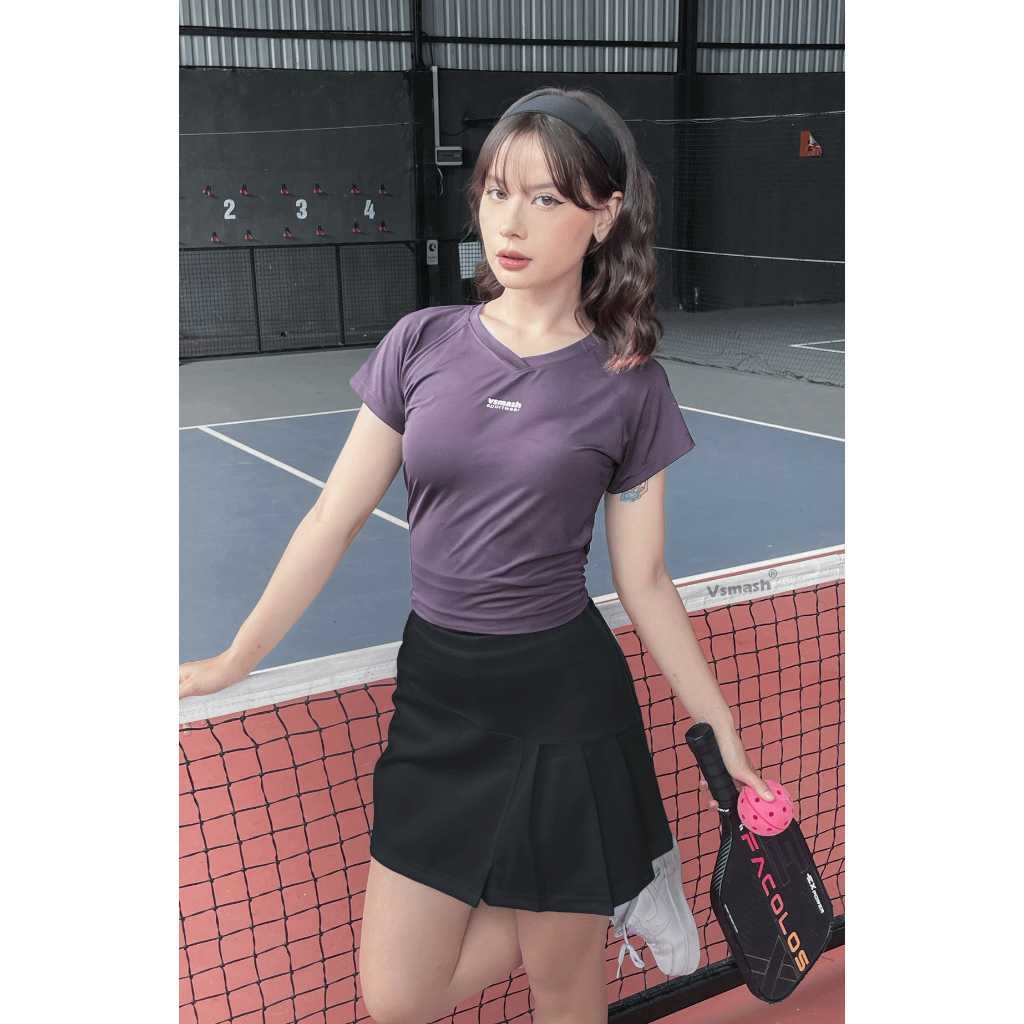 Váy Cầu Lông Vsmash Sportwear “SKRT 04” – Váy Thể Thao Ngắn Form Chữ A, Lót 2 Lớp, Umi 4 Chiều Cao Cấp, Mềm Mại, Co Giãn