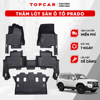Thảm lót sàn ô tô PRADO TOPCAR chất liệu nhựa TPE nguyên sinh cao cấp không chứa chất độc hại