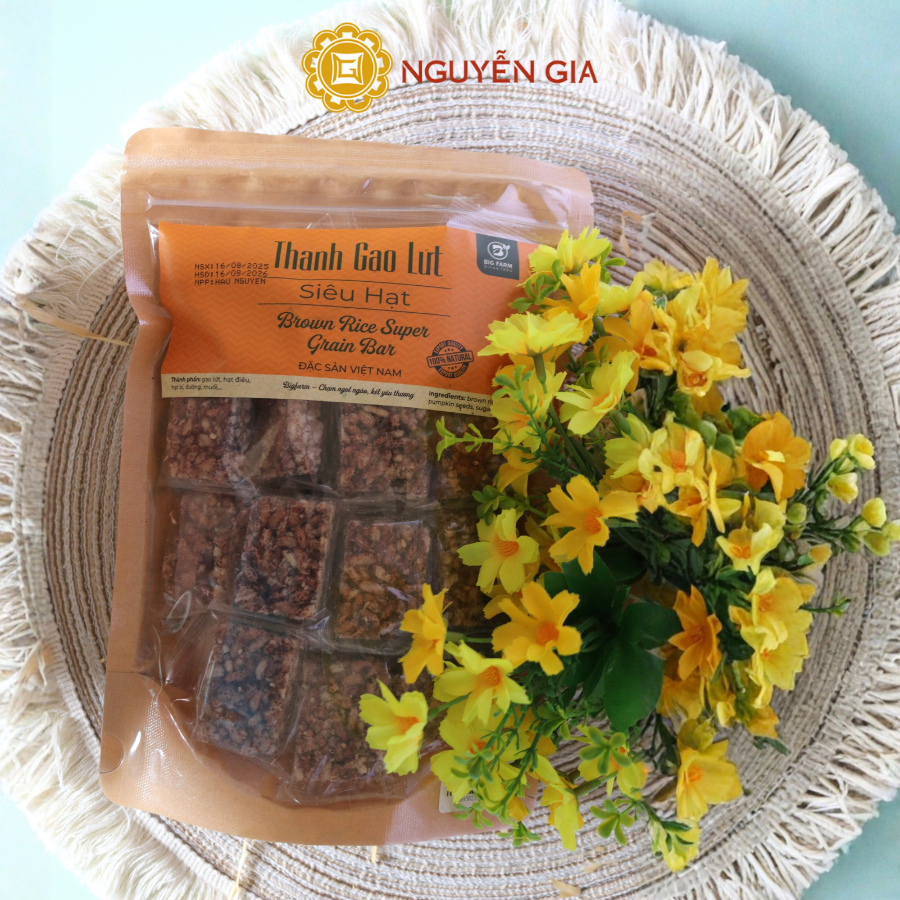 Thanh Gạo Lứt Siêu Hạt Bigfarm 250g NGDAV083