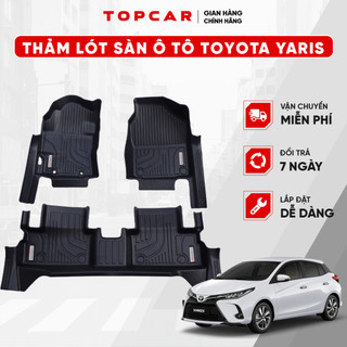 Thảm lót sàn ô tô TOYOTA YARIS chất liệu nhựa TPE nguyên sinh cao cấp không chứa chất độc hại
