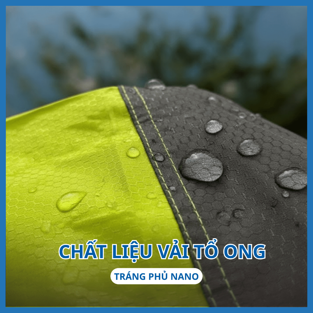 ÁO MƯA TRẺ EM MỘT NGÀY MƯA (6 - 13 TUỔI) KIỂU DÁNG MĂNG TÔ KHÓA KÉO - (VẢI TỔ ONG CHẤT LƯỢNG CAO)