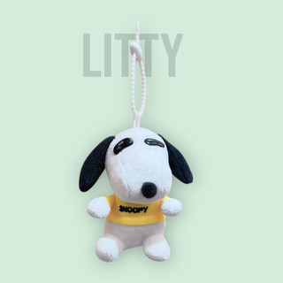 móc khoá snoopy xinh xắn , móc treo silicon không han gỉ