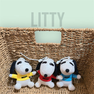 móc khoá snoopy xinh xắn , móc treo silicon không han gỉ