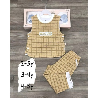 Bộ gile cổ tròn quần dài