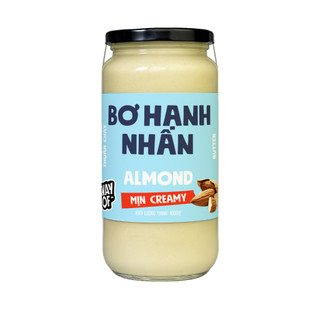 Bơ Hạnh Nhân Mịn 100% WayOf - 1kg - Không Đường Không Dầu - Vitamin E Magie Eat Clean