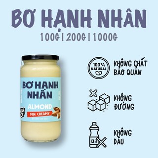 Bơ Hạnh Nhân Mịn 100% WayOf - 1kg - Không Đường Không Dầu - Vitamin E Magie Eat Clean