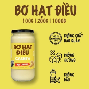 Bơ Hạt Điều Mịn WayOf - 1kg - Không Đường Không Dầu - Giàu Protein Eat Clean Gym