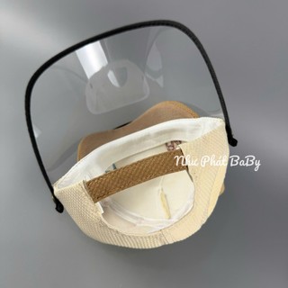 [ 4 THÁNG - 18 THÁNG ] NÓN KẾT CÓ KÍNH CHẮN GIÓ/ CẢN BỤI CHO BÉ TRAI BÉ GÁI - MŨ CHẮN GIỌT BẮN CHO TRẺ EM