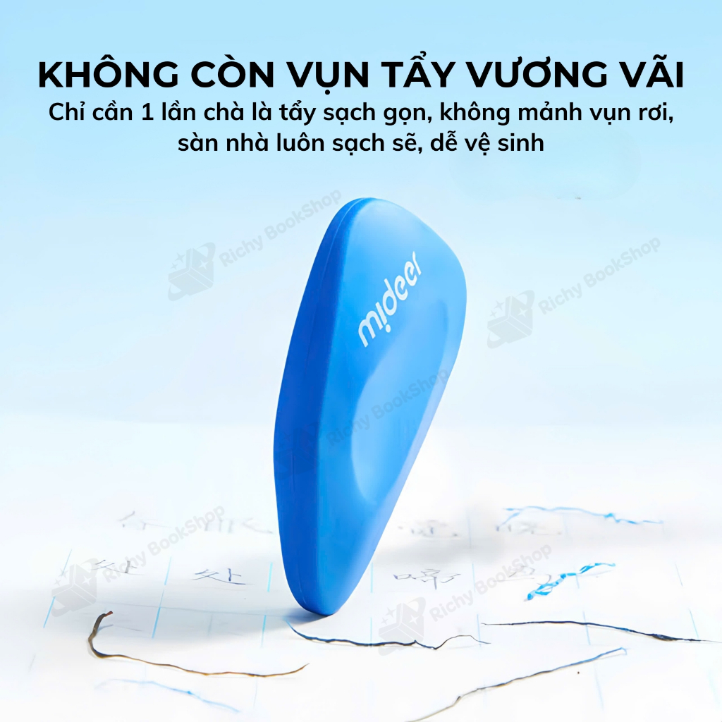 Tẩy gôm bút chì không bụi Mideer Dust-free Eraser