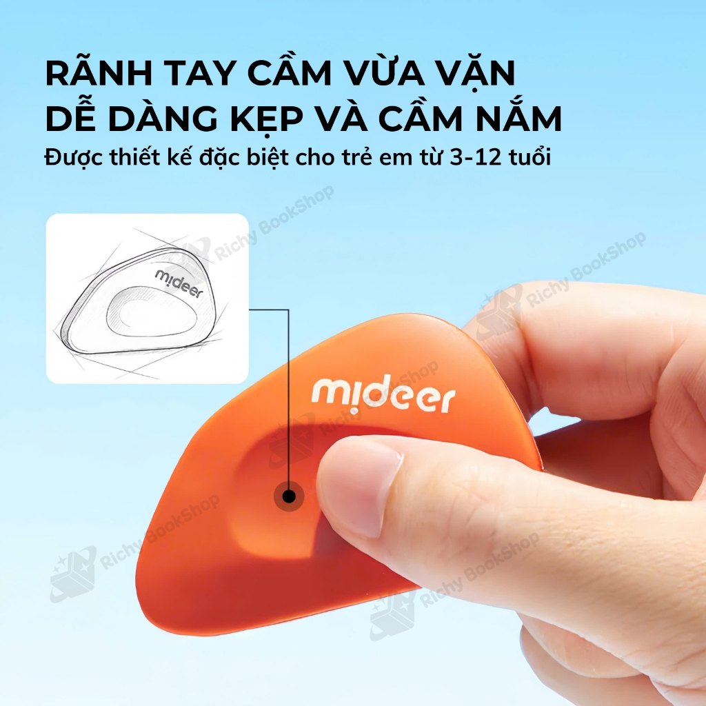 Tẩy gôm bút chì không bụi Mideer Dust-free Eraser