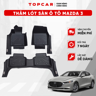 Thảm lót sàn ô tô MAZDA 3 TOPCAR chất liệu nhựa TPE nguyên sinh cao cấp không chứa chất độc hại