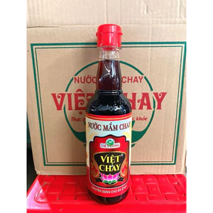 Nước mắm chay Việt Chay - Lá Bồ Đề - thùng 12 chai x 500ml