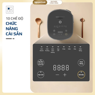 [CHÍNH HÃNG] Nồi Cơm Điện OLIVO RC86 – Chống Dính Tự Nhiên, 10 Chế Độ Nấu, Tách Đường NGUYENCOOK