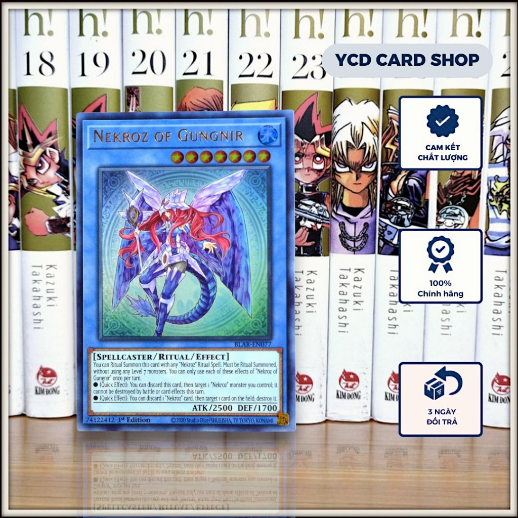 [YCDcardgame] Thẻ bài yugioh chính hãng Nekroz of Gungnir – Ultra Rare ...