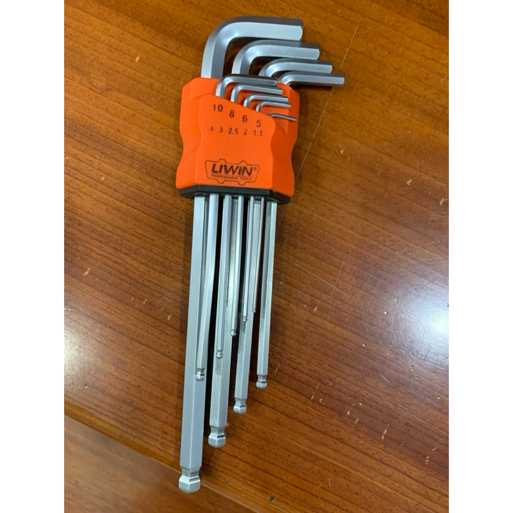 Bộ Lục Giác Bi dài Liwin 9 Chiếc – Thép Cứng Chịu Lực, Hỗ Trợ Sửa Chữa ...