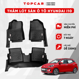 Thảm lót sàn ô tô HYUNDAI I10 TOPCAR chất liệu nhựa TPE nguyên sinh cao cấp không chứa chất độc hại