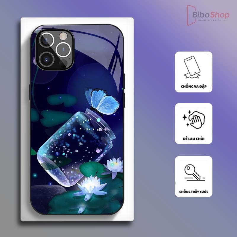 Ốp Lưng cho IPHONE 11/ 11 PRO/ 11 PROMAX Hoa Sen Nghệ Thuật – Thiết Kế Sang Trọng, Chống Trầy Xước Cao Cấp