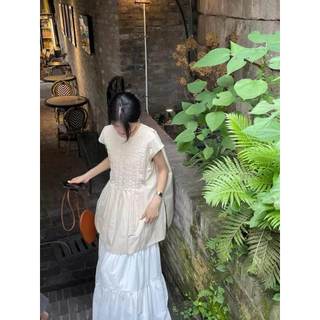 𝗩𝗶𝗰𝘁𝗼𝗿 𝗟𝗶𝗻𝗲𝗻 - |LY LINEN| - Áo Linen xếp li thủ công xẻ