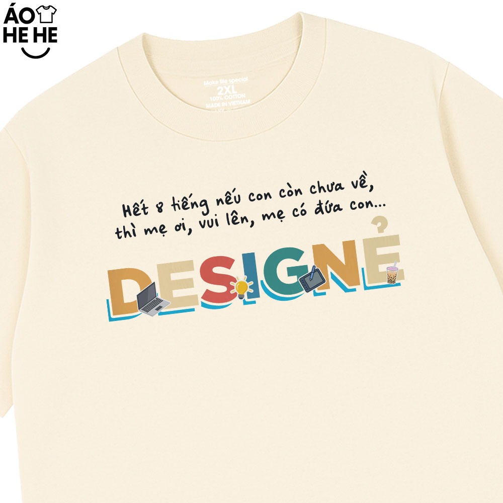 Áo Thun In Chữ Hài Hước Designer Nếu Hết 8 Tiếng Con Mẹ Chưa Về.. Câu Nói Text Văn Phòng Công Sở Form Rộng Cotton 250gsm